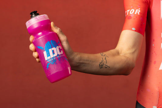 LDC brain logo water bottle